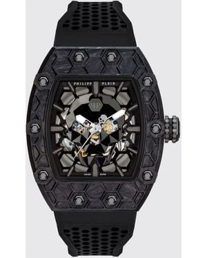 Philipp Plein Crypto King Noire Carbon Gladiator Watch - Black