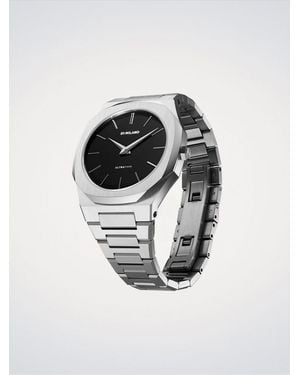 D1 Milano Ultra Thin Re_Silver 40 Mm Watch - White