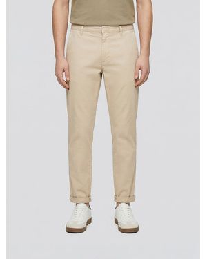 Dondup Stretch Cotton Chino Pants - Natural