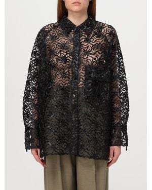 Ganni Camicia Donna - Nero