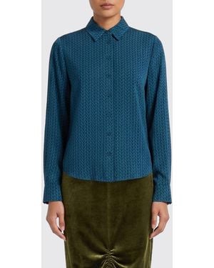 Michael Kors Recycled Crêpe Shirt - Blue