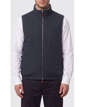 Kiton Reversible Nylonweste - Blau