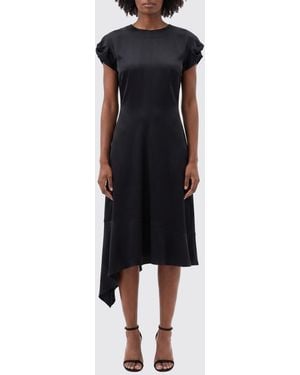 Victoria Beckham Asymmetric Dress - Black