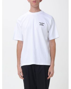 Drole de Monsieur Cotton T-Shirt With Slogan - White