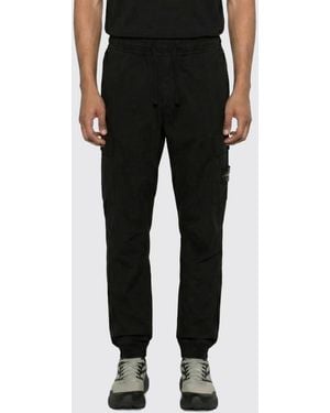 Stone Island Cargo Trousers - Black