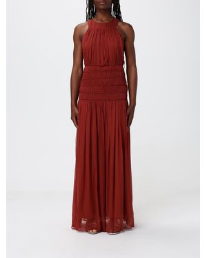 Twinset Long Viscose Dress - Red