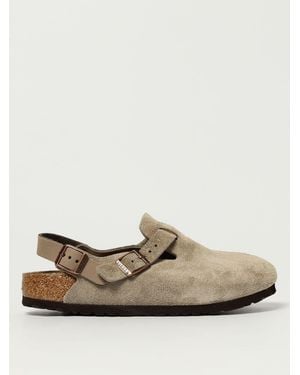 Birkenstock Tokio Suede Sandals - Natural