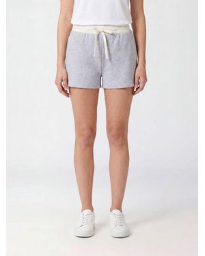 Rag & Bone Short Cotton-Blend Jogging Shorts With Elasticated Waist - Blue