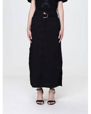 Liu Jo Cotton Midi Skirt - Blue