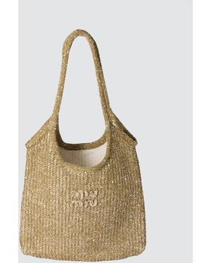 Miu Miu Shoulder Bag - Natural