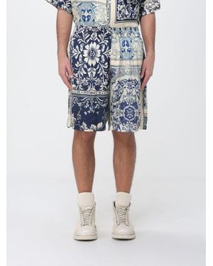 ih nom uh nit Viscose Shorts With Floral Print - Blue