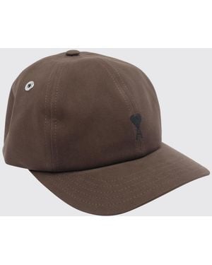 Ami Paris Hat - Brown