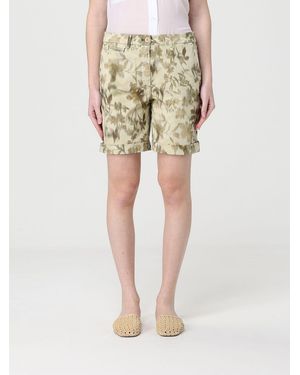 Mason's Stretch Cotton Shorts - Natural