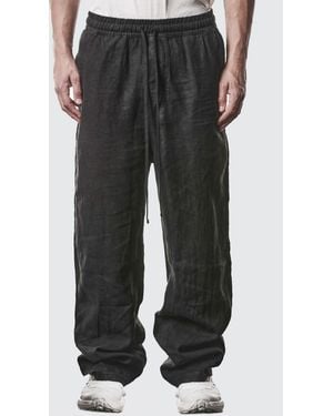 Thom Krom Linen Trousers - Black