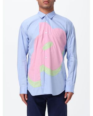 Comme des Garçons Comme Des GarÇ Ons Floral Print Cotton Shirt - Blue