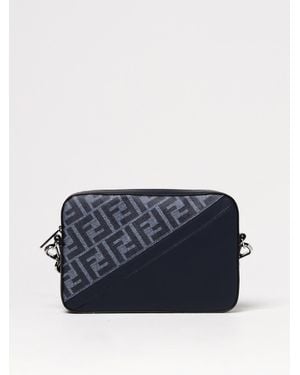 Fendi Borsa Diagonal - Blu