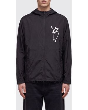 Y-3 Giacca Sportiva Gfx Run - Blu