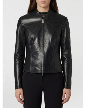 Peuterey Leather Jacket - Black