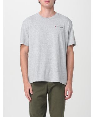 Champion T-Shirt Con Logo - Grigio