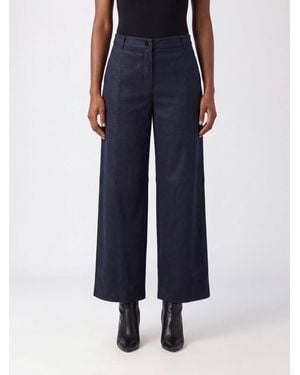 Pinko High-Waisted Straight-Leg Pants - Blue