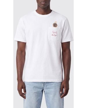MC2 Saint Barth Cotton T-Shirt With Logo - White