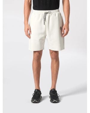 Philipp Plein Technical Stretch Fabric Jogging Shorts - Natural