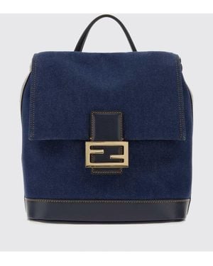Fendi Zaino Donna - Blu