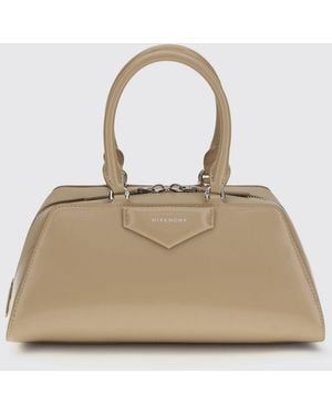 Givenchy Antigona East-West Leather Bag - Natural