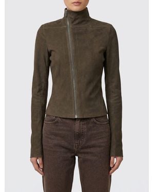 Rick Owens Leather Jacket - Green