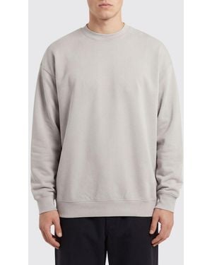 Y-3 Cotton Crew Neck Sweatshirt - Grey