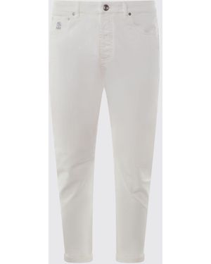 Brunello Cucinelli Jeans Homme - Blanc
