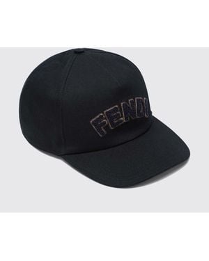 Fendi Gorro Hombre - Negro