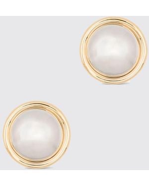 Jacquemus Orecchini Rond - Bianco
