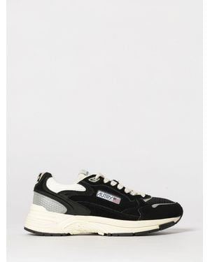 Autry Hyperway Suede And Mesh Trainers - White