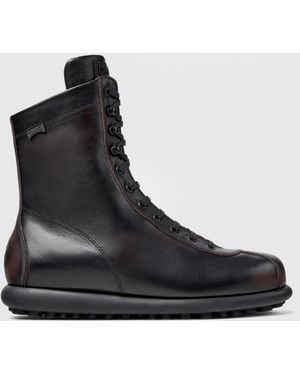 Camper Pelotas Vegetable-Tanned Leather Boots - Black