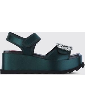 Roger Vivier Sandalen Mit Absatz Damen - Blau