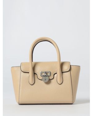 Ralph Lauren Tnnr Sm Schl-Satchel-Small - Neutro