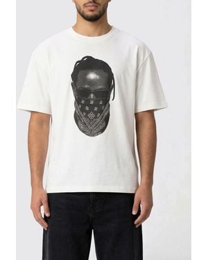 ih nom uh nit Cotton T-Shirt With Graphic Print - White