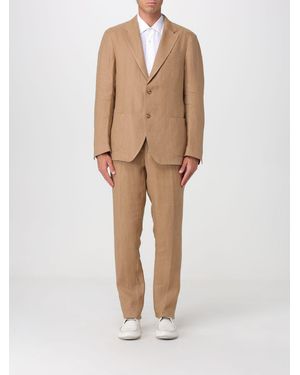 Lardini Single-Breasted Suit - Natural