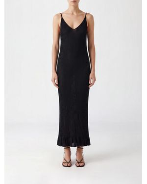 Jil Sander Jersey-Midikleid - Schwarz