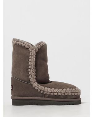 Mou Flache Stiefeletten Damen - Braun