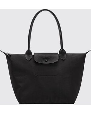 Longchamp Tote Media Da Spalla Le Pliage One - Nero
