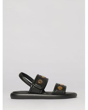 Pinko Fiona Leather Sandals - Black