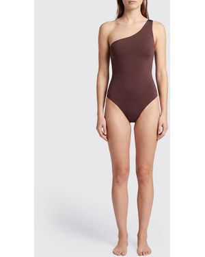 FEDERICA TOSI Polyamide One-Shoulder Swimsuit - Purple