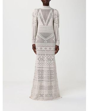 Isabel Marant Dione Long Cotton Dress - White
