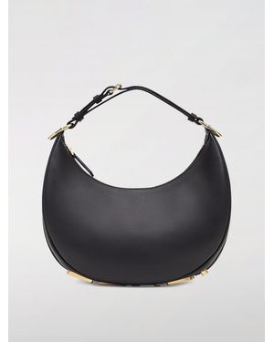 Fendi Graphy Leather Bag - Blue