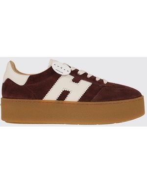 Hogan Cool H698 Suede Sneakers - Brown