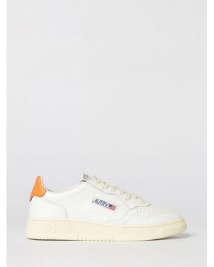 Autry Medalist Low Leather Trainers - Natural