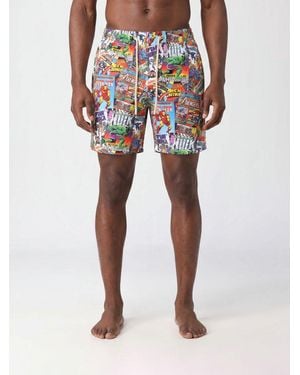 MC2 Saint Barth Graphic Print Polyester Swim Shorts - Multicolour