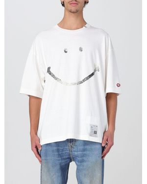 Maison Mihara Yasuhiro T-Shirt Oversize Stampata - Bianco
